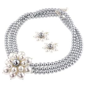 Set "Duchess" din perle de Mallorca si argint